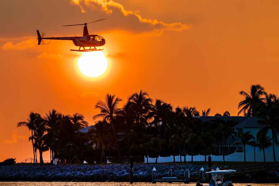 Key West: Helikopter-Sonnenuntergang-Feier. Foto: GetYourGuide