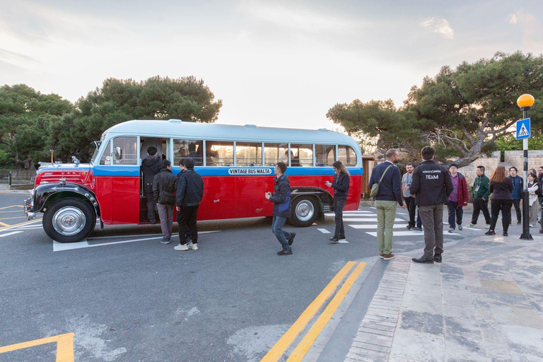 Valletta - Mdina on a Unique Maltese Vintage Bus