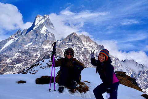 Desde Katmandú : Senderismo guiado de 6 días por el Mardi HimalKatmandú : 6 días de trekking Mardi por carretera