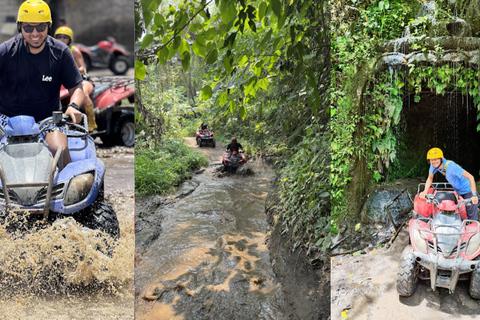 Bali: ATV Ride Adventure with track river bank, dense forest ATV Ride ( Tandem Ride ) without Transport
