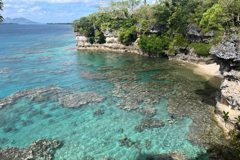 From Port Vila: Efate Round Island Tour with Top Rock Lunch