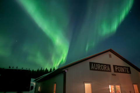 Fairbanks : lodge d'observation des aurores boréales