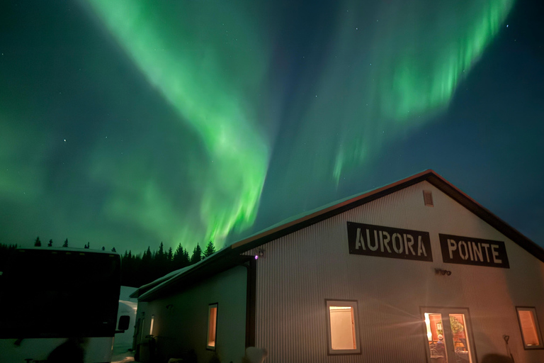 Fairbanks : lodge d'observation des aurores boréales