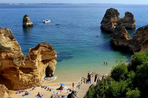 lisboa: algarve, cueva de benagil, portimao, tour privado de Lagos.