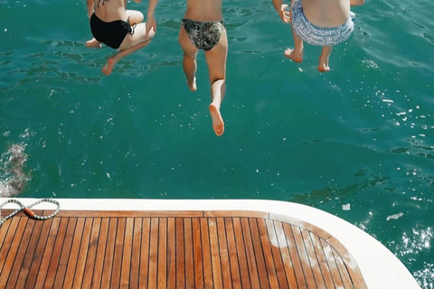 Baku: Shared Yacht Tour with Swimming Stop