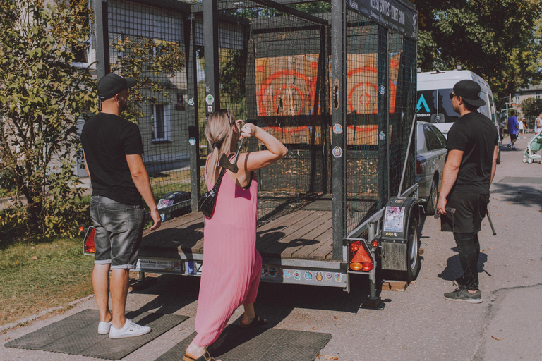 Riga: Axe and Knife Throwing Experience