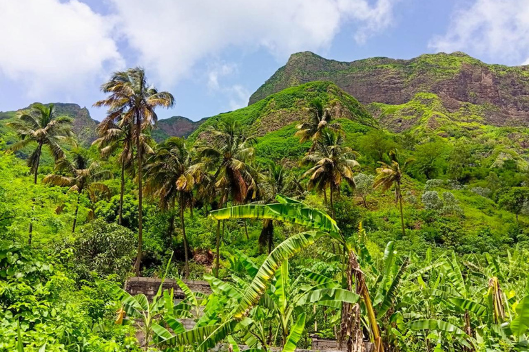 From Praia: Principal Valley Hike & Relax in Tarrafal Beach Shared Group Tour