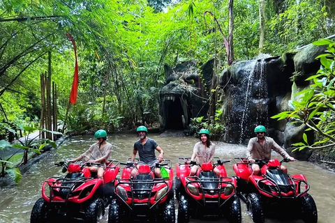 Ubud: Mud, Jungle & Tiger Cave ATV Ride with Lunch Single ATV Ride with Ala Carte Lunch