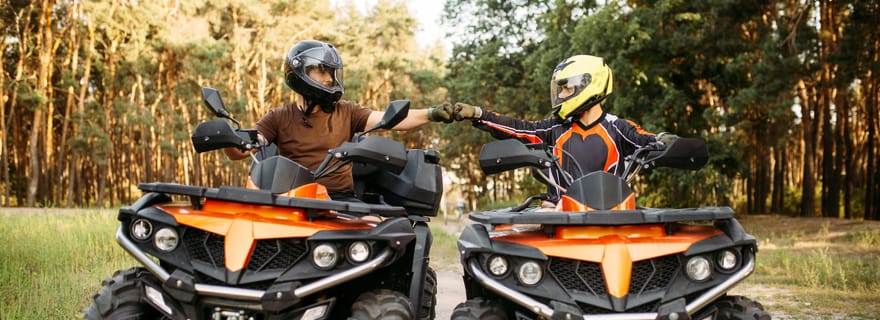 Zakopane : aventure extrême en quad avec feu de camp et transferts