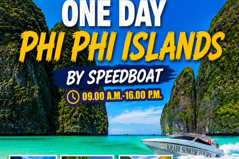 Krabi: Phi Phi Island Tour by Speedboat with Buffet Lunch - Image 2