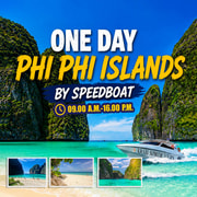 Krabi: Phi Phi Island Tour by Speedboat with Buffet Lunch