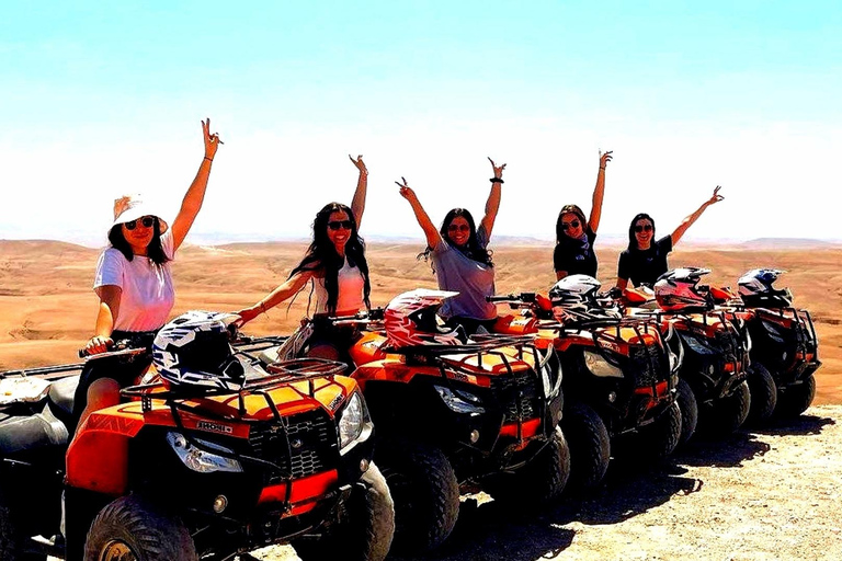 Marrakech: Abendessen und Quadbike Wüste Agafay Stars &amp; Showalles inklusive