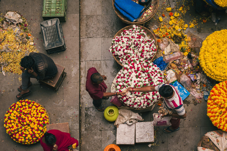 Experience Bangalore - Visite à pied de la ville en soirée et visite du marché