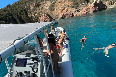 Vanuit Sagone/Cargèse: Rondvaart door Scandola en Calanques de PianaVan Sagone