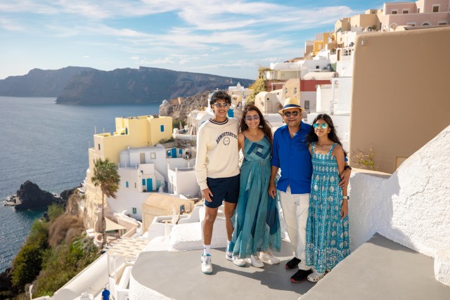 Visit Santorini Family Photoshoot (Oia Village) in Oia