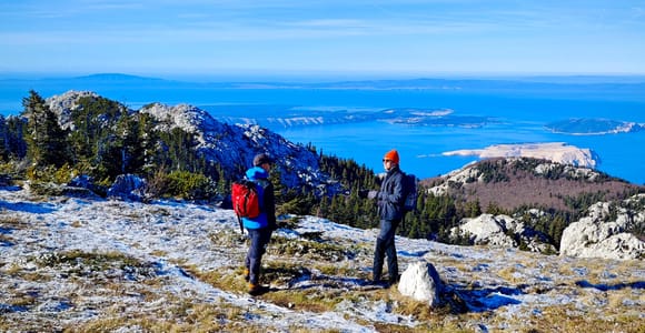 Velebit: Wanderung auf 1676m über dem Adriatischen Meer Velebit: Wanderung auf 1676m über dem Adriatischen Meer