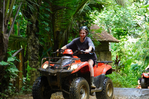 Bali: ATV Quad Bike Gorilla Cave & Cretya Infinity pool Tandem ATV Quad Bike With Hotels Transfer