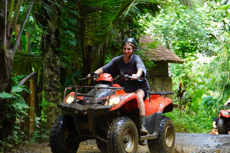 Bali: ATV Quad Bike Gorilla Cave & Cretya Infinity pool Tandem ATV Quad Bike With Hotels Transfer