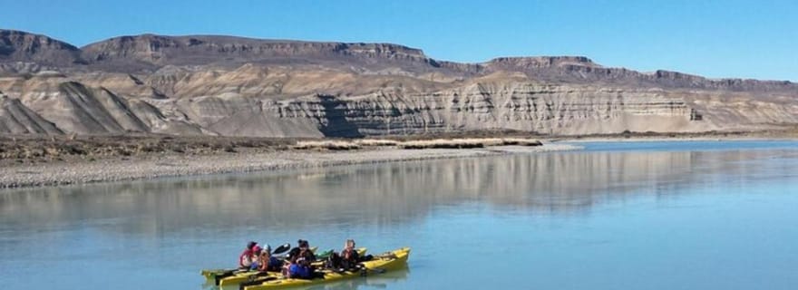 El Calafate : Excursion en kayak et randonnée sur la rivière La Leona