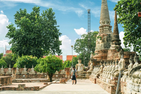 Bangkok: Ayutthaya Temples Day Trip with Sunset Cruise