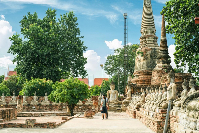 Bangkok: Ayutthaya Temples Day Trip with Sunset Cruise
