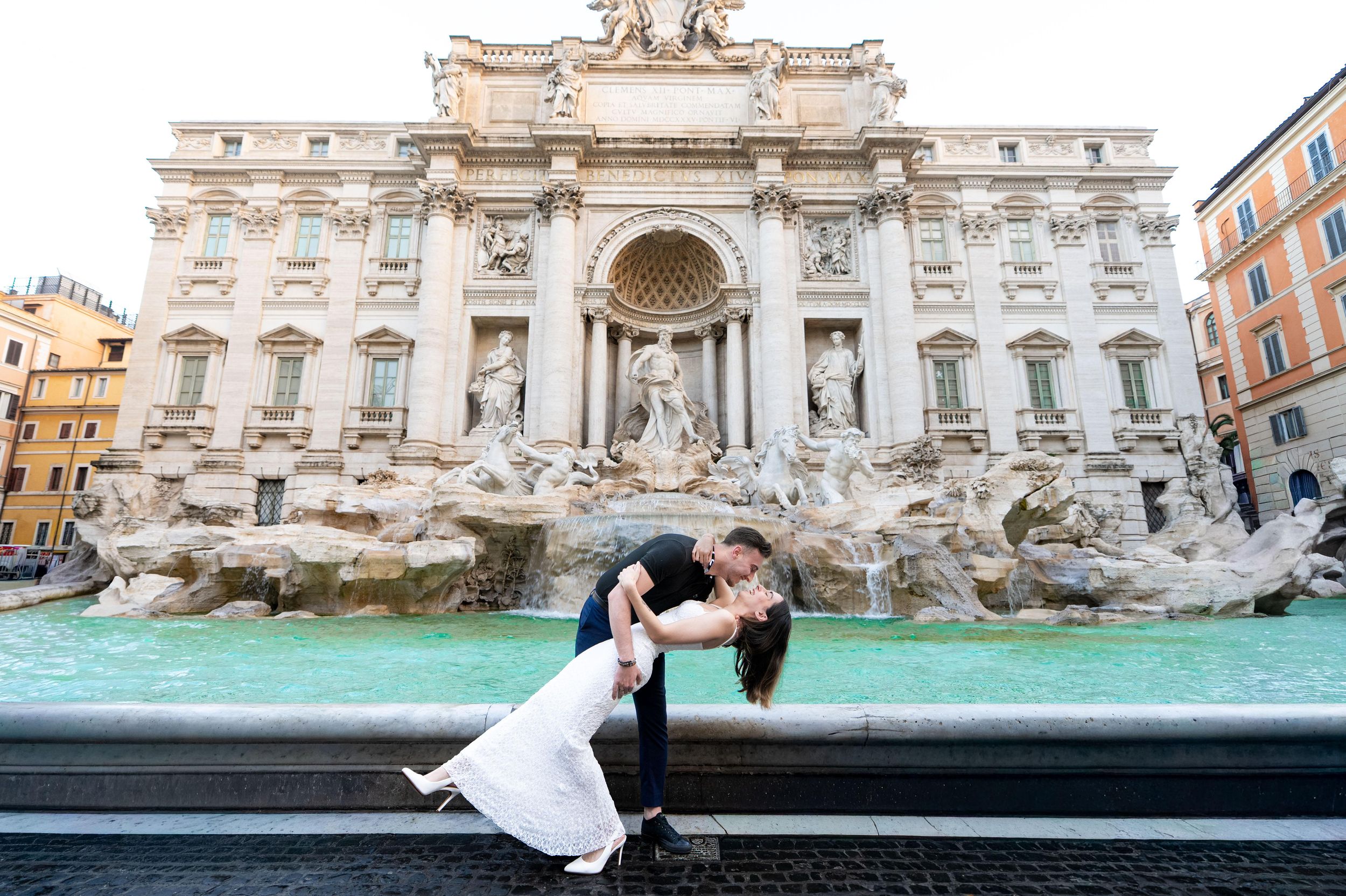 Rom: Fotoshooting am Trevi-Brunnen – privat und individuell