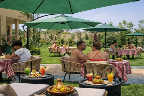 From Marrakesh: Pool Day Pass in Atlas Mountains with Lunch Refreshing Pool Escape: Enjoy Lunch and Easy Pickup