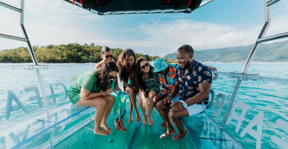 Sainte Anne Marine Park: 2-Hour Clear Boat Swimming Tour
