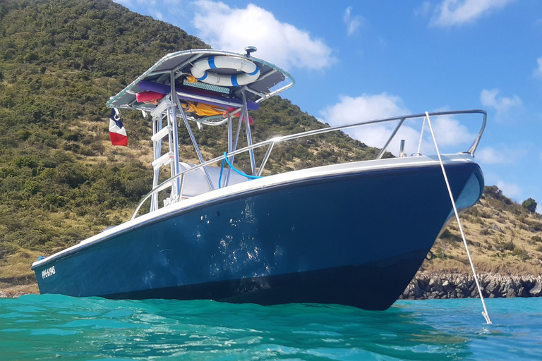 Saint-Martin: Private boat trip with skipper
