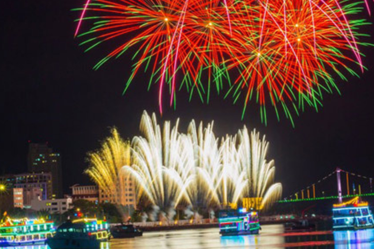 Da Nang: DIFF Fireworks Experience on a Han River Cruise [3rd Floor Seat] Set Menu Dinner Cruise | by TAURONGSONGHAN