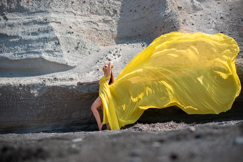 Santorini Flying Dresses & Macrame Dresses Photo Shoot Santorini Photo Shoot