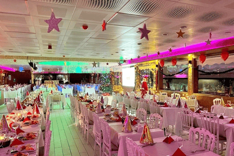 Istanbul: New Year&#039;s Eve Bosphorus Cruise with Dinner OptionVIP Dinner Menu, Alcoholic Drinks, and Hotel Transfer