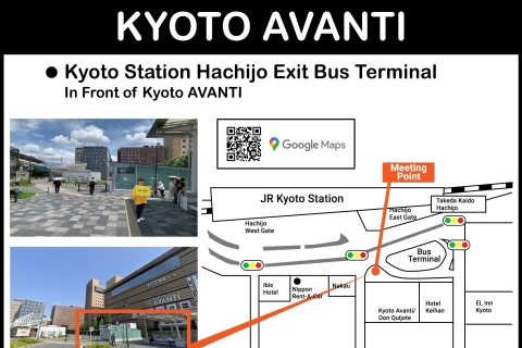Kyoto : Excursion d'une journée pour découvrir les points forts de la villeTransport en bus uniquement sans déjeuner ni billets d'entrée