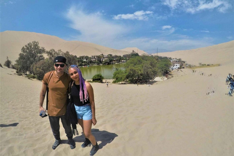 Au départ de Lima : excursion d&#039;une journée à Huacachina pour faire du Sandboard et déguster du vin