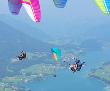 Paragliding Tandemflight in Salzkammergut / Wolfgangsee