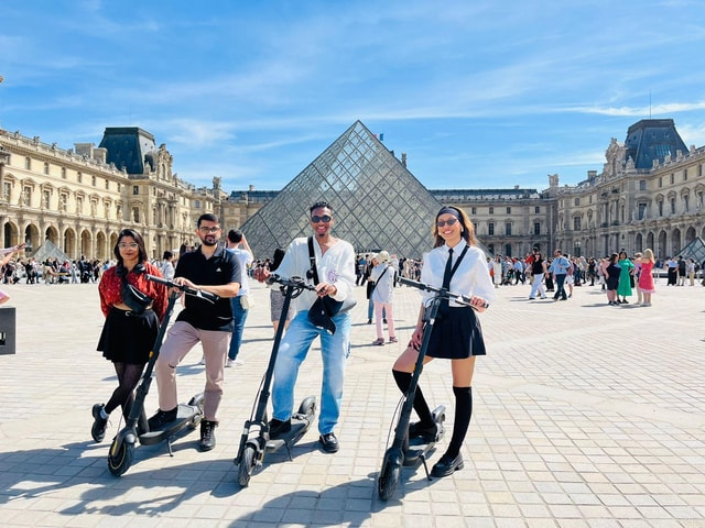 3 Hour Paris Electric scooter Tour