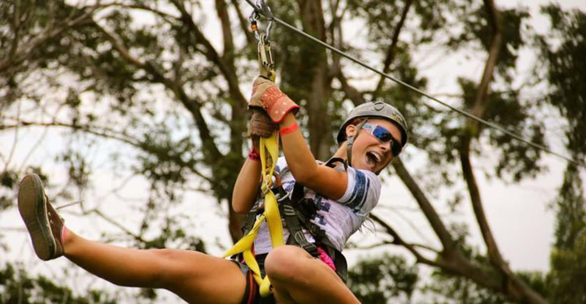 Maui: 7 Zip Lines and WWII Museum 