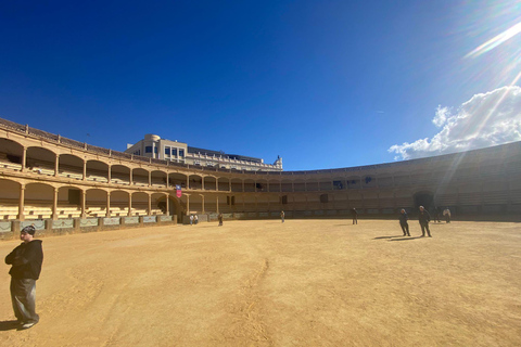 from Mijas, Malaga: Private tour Ronda incl. transfer, bullfighting arena and tapas