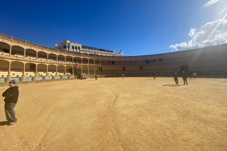 from Mijas, Malaga: Private tour Ronda incl. transfer, bullfighting arena and tapas