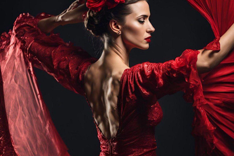 Malaga: Authentic Flamenco dinner show at Vino Mio