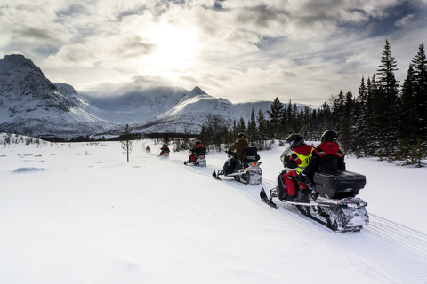 Från Tromsö: Snöskotersafari i LyngenalpernaFrån Tromsø: Snöskotersafari i Lyngenalperna