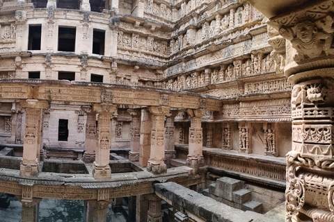 Drop Udaipur From Ahmedabad with Visit Rani Vav & Sun Temple Private Tour with AC Transportation and Dedicated Driver.
