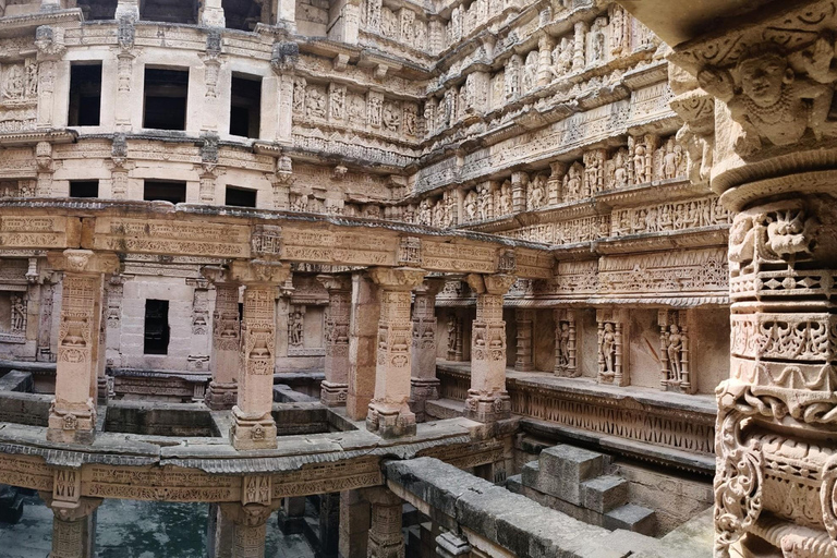Drop Udaipur From Ahmedabad with Visit Rani Vav & Sun Temple Private Tour with AC Transportation and Dedicated Driver.
