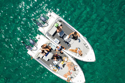 Chania: Boat Rental Almyrida Half day trip