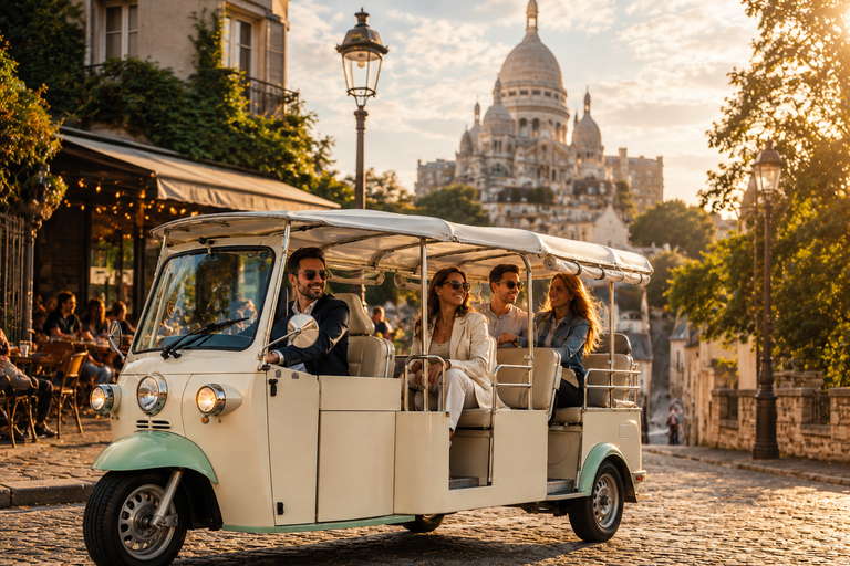 Paris: Top 15 Attractions Private Tour by Tuk Tuk 2h Tour — Shorter Itinerary from meeting point