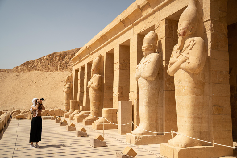 من الأقصر: جولة إرشادية إلى الضفة الشرقية أو الغربية مع الغداءجولة مشتركة لمدة نصف يوم في الضفة الش