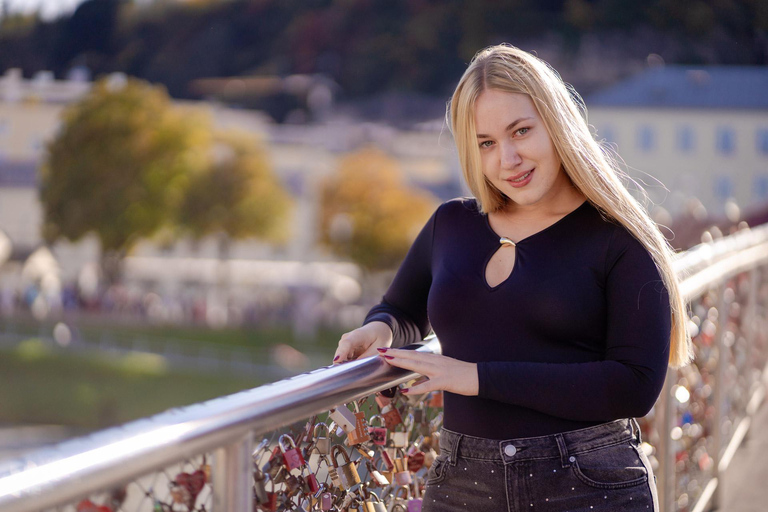 Salzburg: privé fotoshoot bij Salzburger bezienswaardigheden