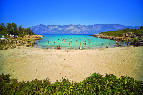 Akyaka: Cleopatra Island Boat Tour with Lunch & Swim Stops