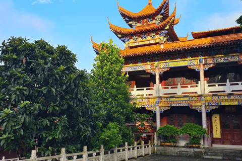 From Guangzhou: Canyoning Tour & Guanyin Mountain Temple