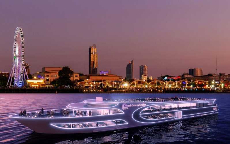 Bangkok: Crociera di lusso con cena sul fiume Chao Phraya con Royal Galaxy